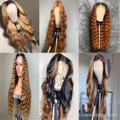 Eli  Hair 99j Red Hair  Wigs Lace Front Human Hair,  Highlighted Human Hair Full Lace Wigs,  Colored  99j Wigs For Black Woman